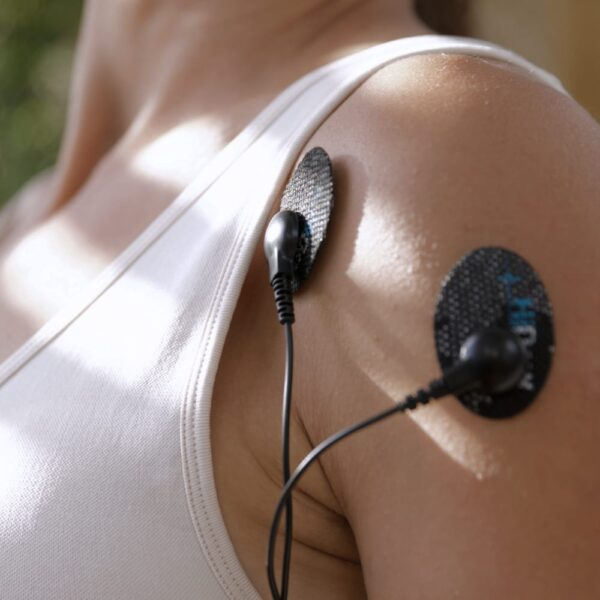 HiDow DualPoint electrode pads on shoulder