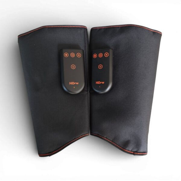 Pair of HiDow ThermoAir Wave Compression Wraps with controllers