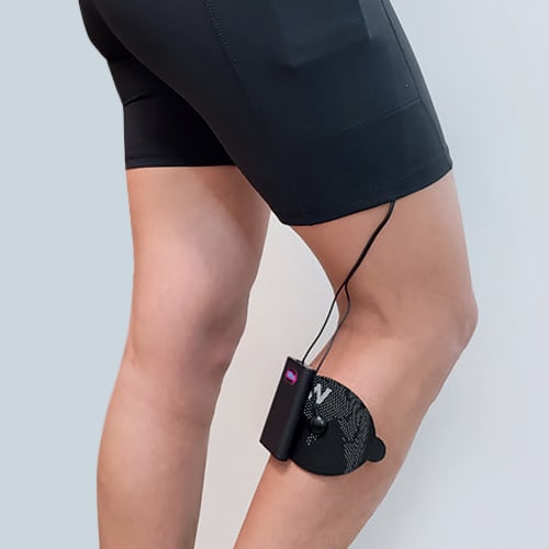 HiDow Heated Electrode Pad placement image