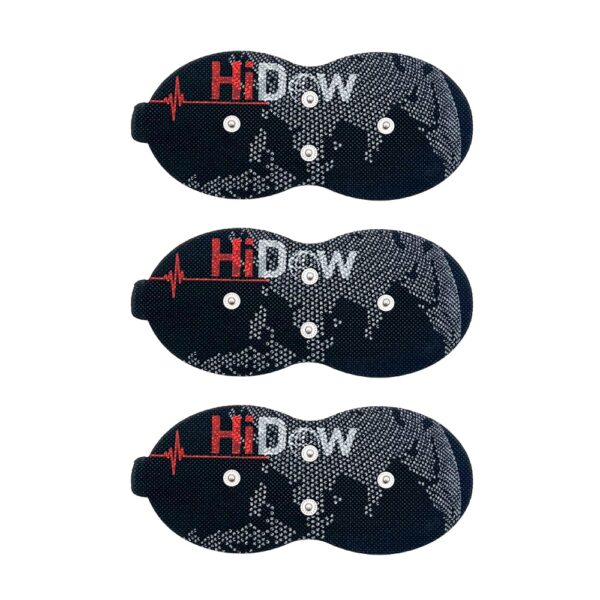 HiDow Heated Gel Pads 4-Snap replacement set of three